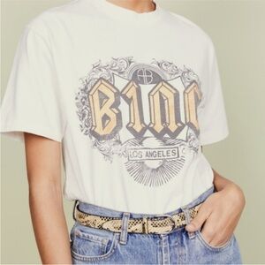 Anine Bing "BING" Retro Art Deco Ink Graphic Tee